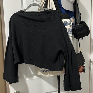 Free People Black Sweater